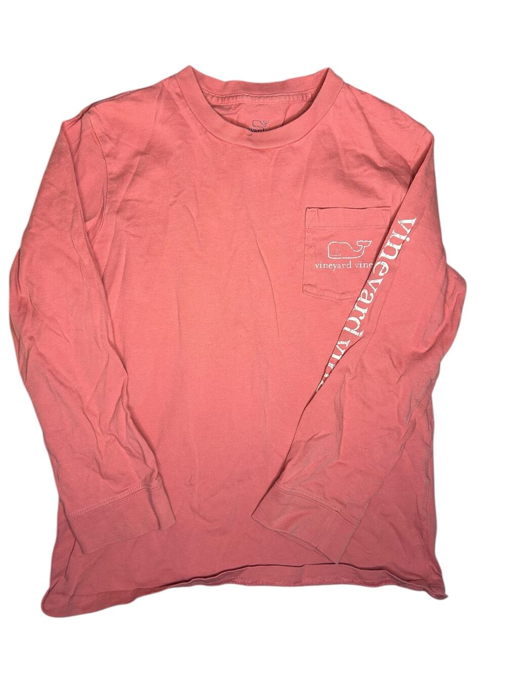 Vineyard Vines salmon shirt size 7